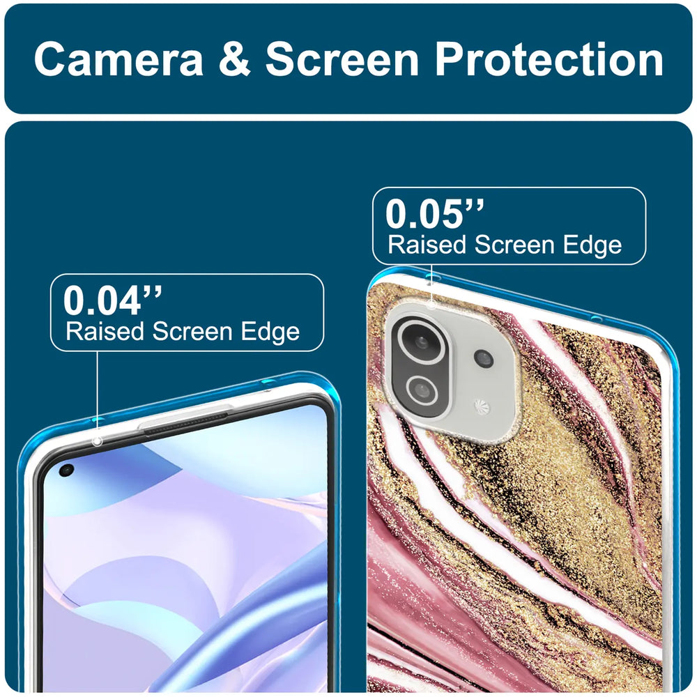 Edel designte Luxus Marmor Handyhülle für Xiaomi Mi 11 Lite 4G/5G