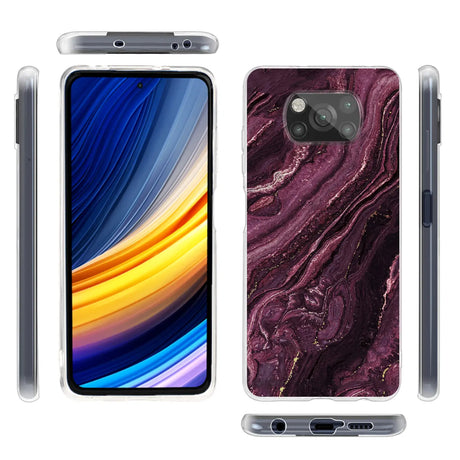 Edel designte Luxus Marmor Handyhülle für Xiaomi Poco X3 Pro