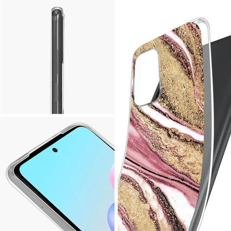 Edel designte Luxus Marmor Handyhülle für Xiaomi Redmi Note 10 5G