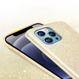 Glitzer Handyhülle aus TPU für iPhone 12 Pro Max in Gold