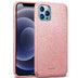 Glitzer Handyhülle aus TPU für iPhone 12 Pro Max in Rosegold