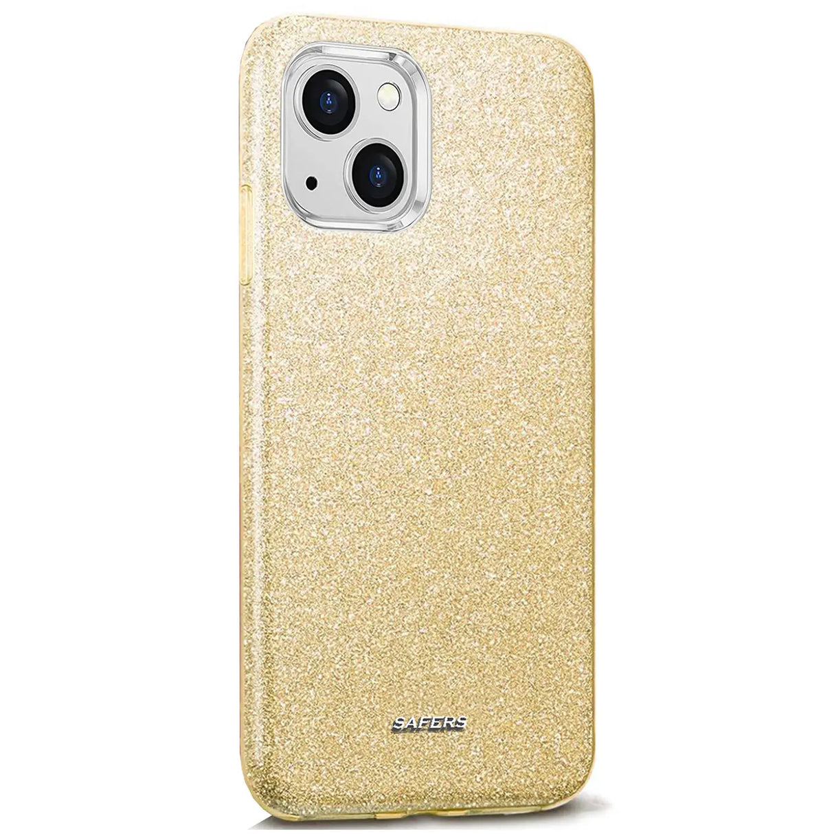 Glitzer Handyhülle aus TPU für iPhone 13 Mini in Gold