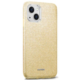 Glitzer Handyhülle aus TPU für iPhone 13 Mini in Gold