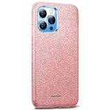 Glitzer Handyhülle aus TPU für iPhone 13 Pro Max in Rosegold