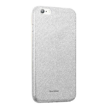 Glitzer Handyhülle aus TPU für iPhone 6 / 6S in Silber