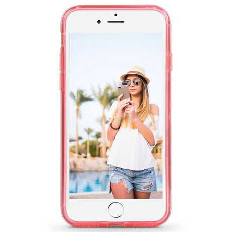 Glitzer Handyhülle aus TPU für iPhone X / XS in Rosegold