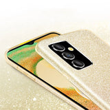 Glitzer Handyhülle aus TPU für Samsung Galaxy A13 5G / A04s in Gold