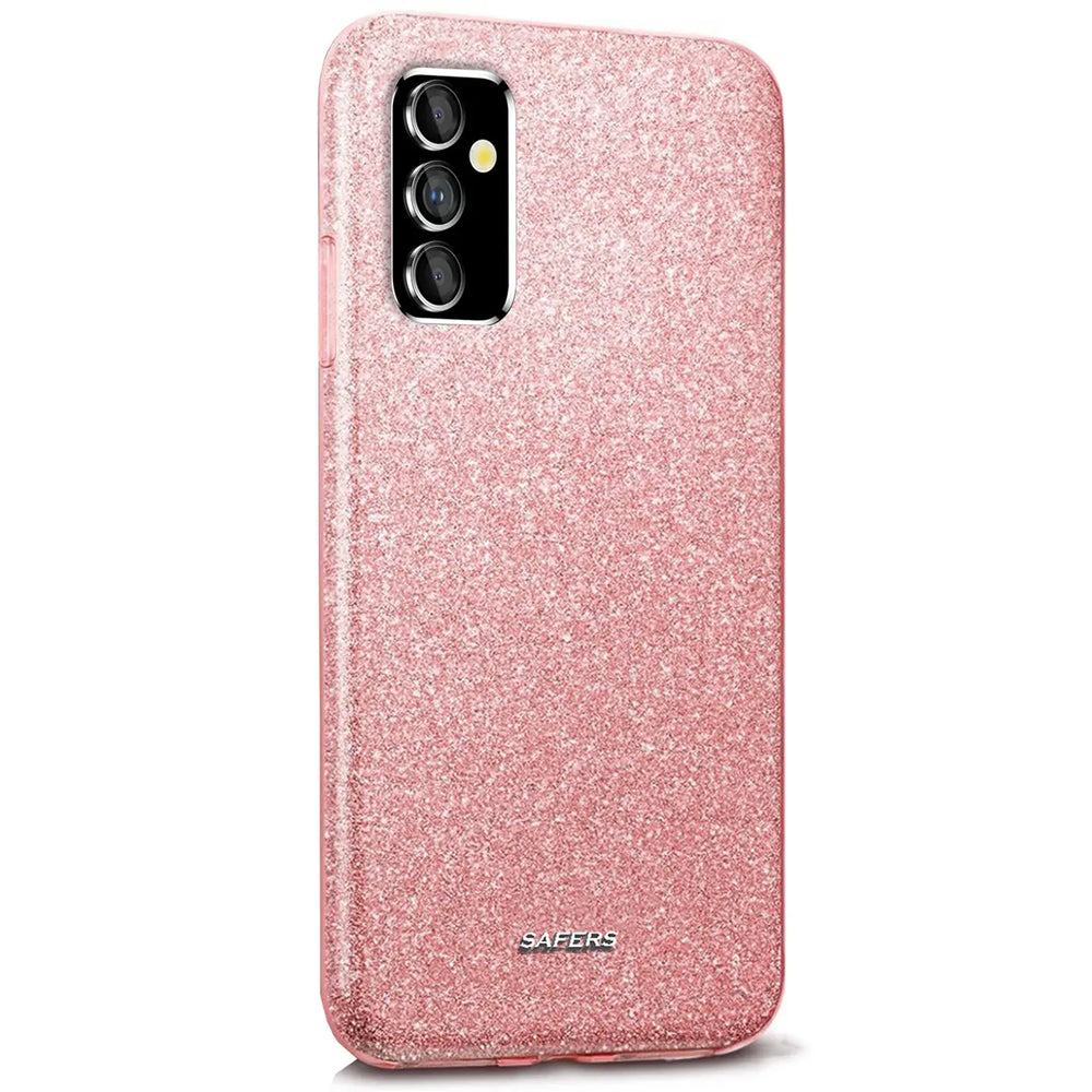 Glitzer Handyhülle aus TPU für Samsung Galaxy A13 5G / A04s in Rosegold