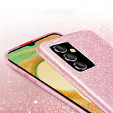 Glitzer Handyhülle aus TPU für Samsung Galaxy A13 5G / A04s in Rosegold
