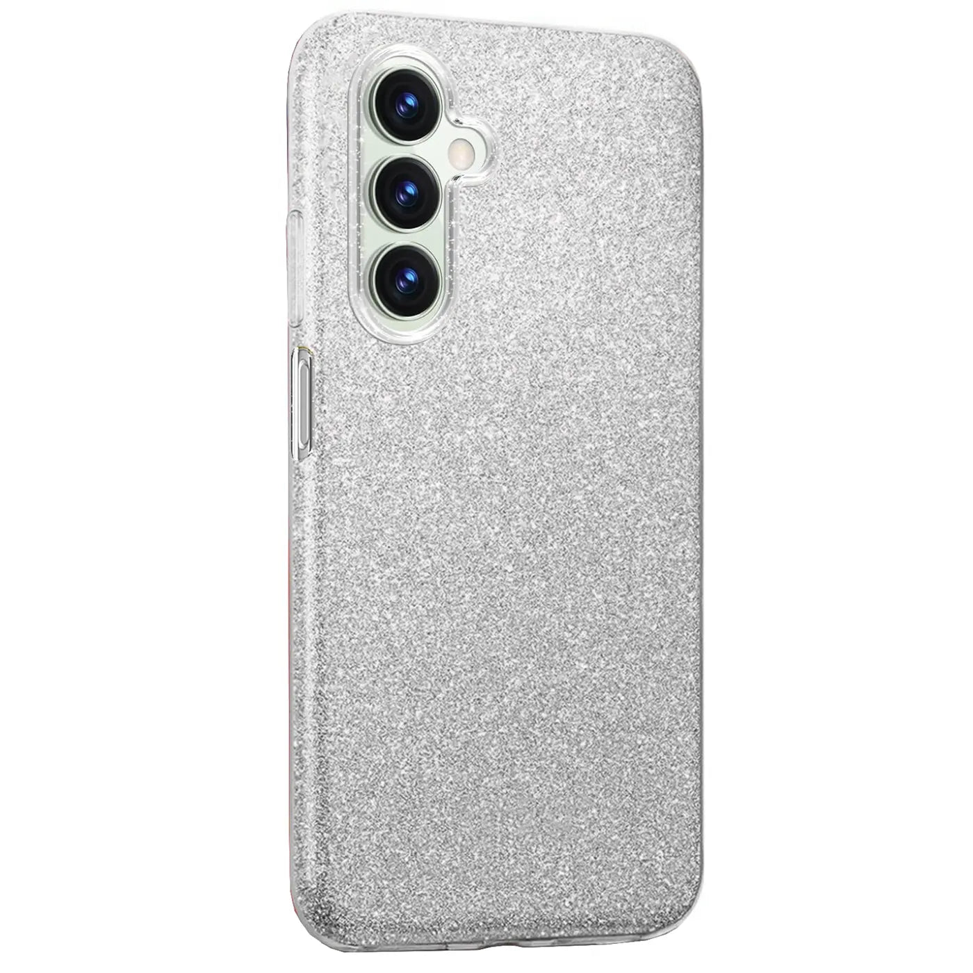 Silberne Glitzer TPU Hülle für Samsung Galaxy A15 4G/5G, Rückansicht