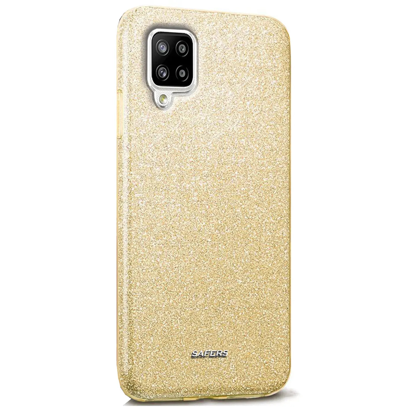 Goldene Glitzer TPU Hülle für Samsung Galaxy A22 4G/M32/M22, Rückansicht