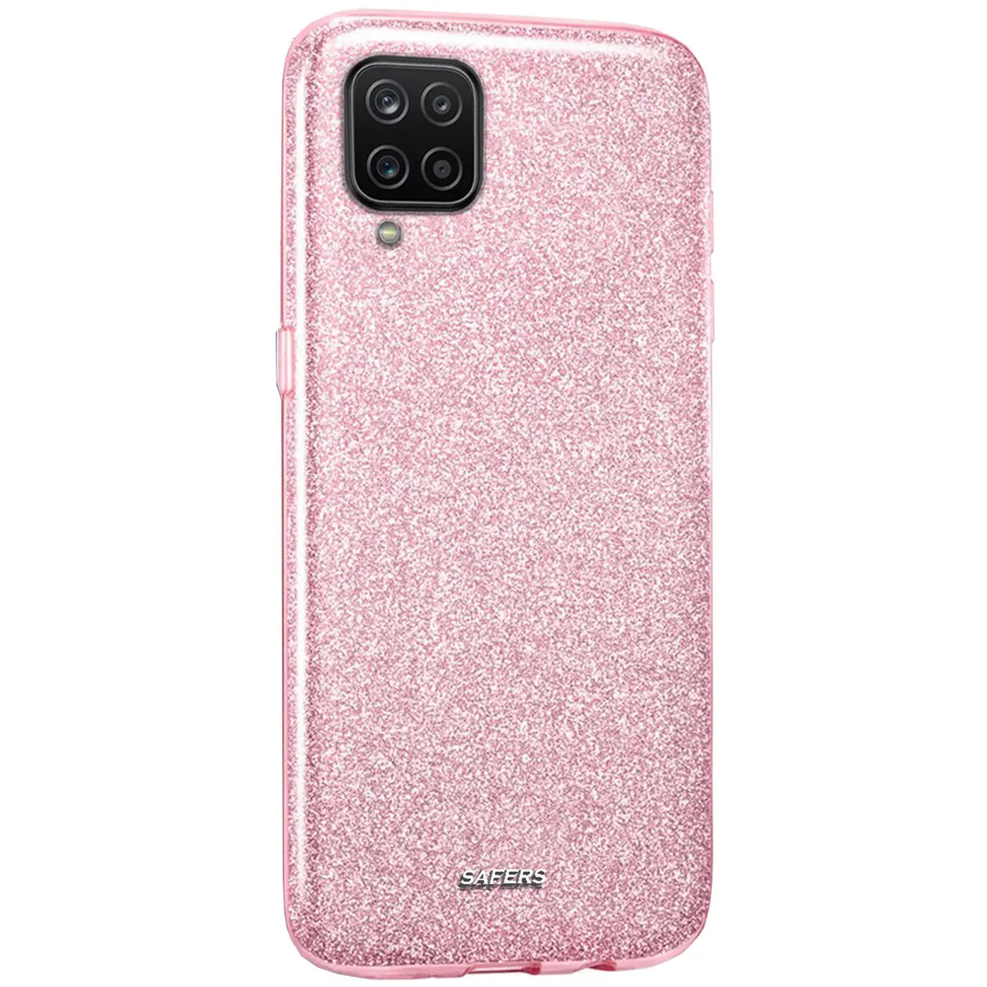 Rosa Glitzer TPU Hülle, Rückansicht, für Samsung Galaxy A22 4G / M32 / M22