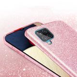 Glitzer Handyhülle aus TPU für Samsung Galaxy A22 4G / M32 / M22 in Rosegold