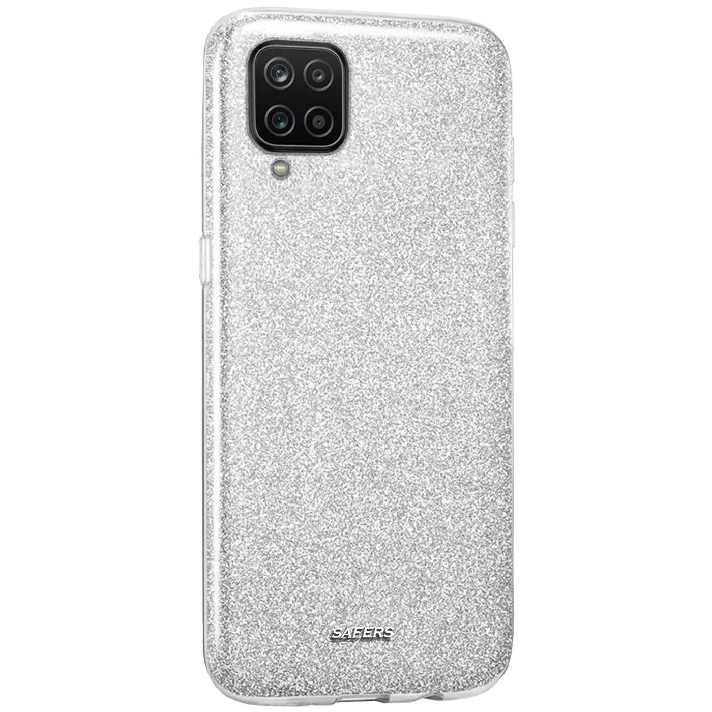 Silberne Glitzer TPU Hülle für Samsung Galaxy A22 4G/M32/M22, Rückansicht