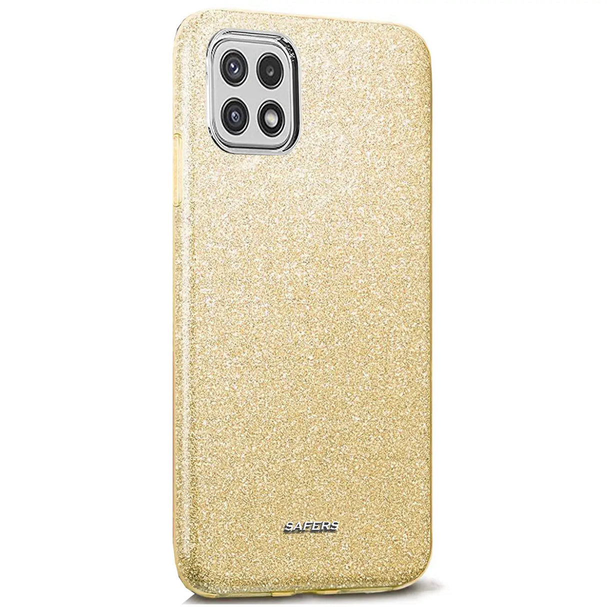 Glitzer Handyhülle aus TPU für Samsung Galaxy A22 5G in Gold