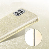 Glitzer Handyhülle aus TPU für Samsung Galaxy A22 5G in Gold