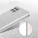 Glitzer Handyhülle aus TPU für Samsung Galaxy A22 5G in Silber