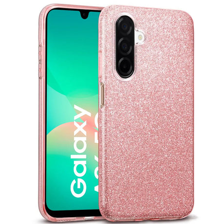 Glitzer Handyhülle aus TPU für Samsung Galaxy A26 5G in Rosegold