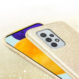 Glitzer Handyhülle aus TPU für Samsung Galaxy A33 5G in Gold