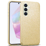 Glitzer Handyhülle aus TPU für Samsung Galaxy A35 5G in Gold