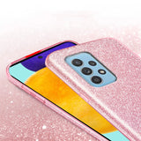 Glitzer Handyhülle aus TPU für Samsung Galaxy A52 / A52 5G / A52S 5G in Rosegold