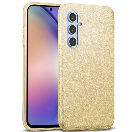 Glitzer Handyhülle aus TPU für Samsung Galaxy A54 5G in Gold