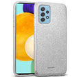 Glitzer Handyhülle aus TPU für Samsung Galaxy A72 in Silber