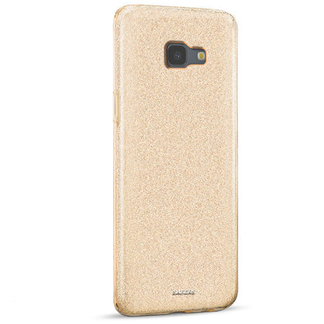 Glitzer Handyhülle aus TPU für Samsung Galaxy J6 Plus in Gold