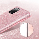 Glitzer Handyhülle aus TPU für Samsung Galaxy S20 FE in Rosegold