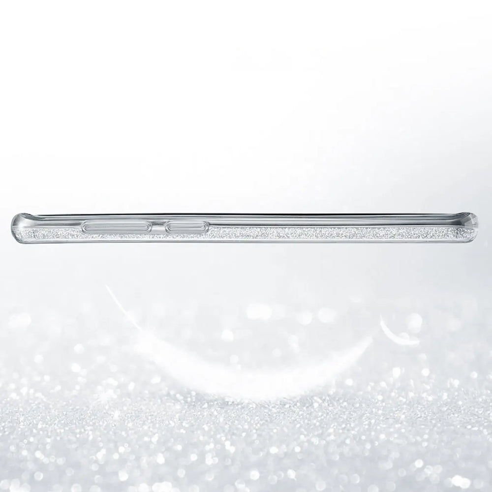Glitzer Handyhülle aus TPU für Samsung Galaxy S20 Ultra in Silber