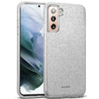 Glitzer Handyhülle aus TPU für Samsung Galaxy S21 FE in Silber