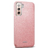 Glitzer Handyhülle aus TPU für Samsung Galaxy S21 Plus in Rosegold