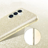 Glitzer Handyhülle aus TPU für Samsung Galaxy S23 Ultra in Gold
