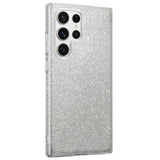 Silberne Glitzer TPU Hülle für Samsung Galaxy S26 Ultra, Rückansicht