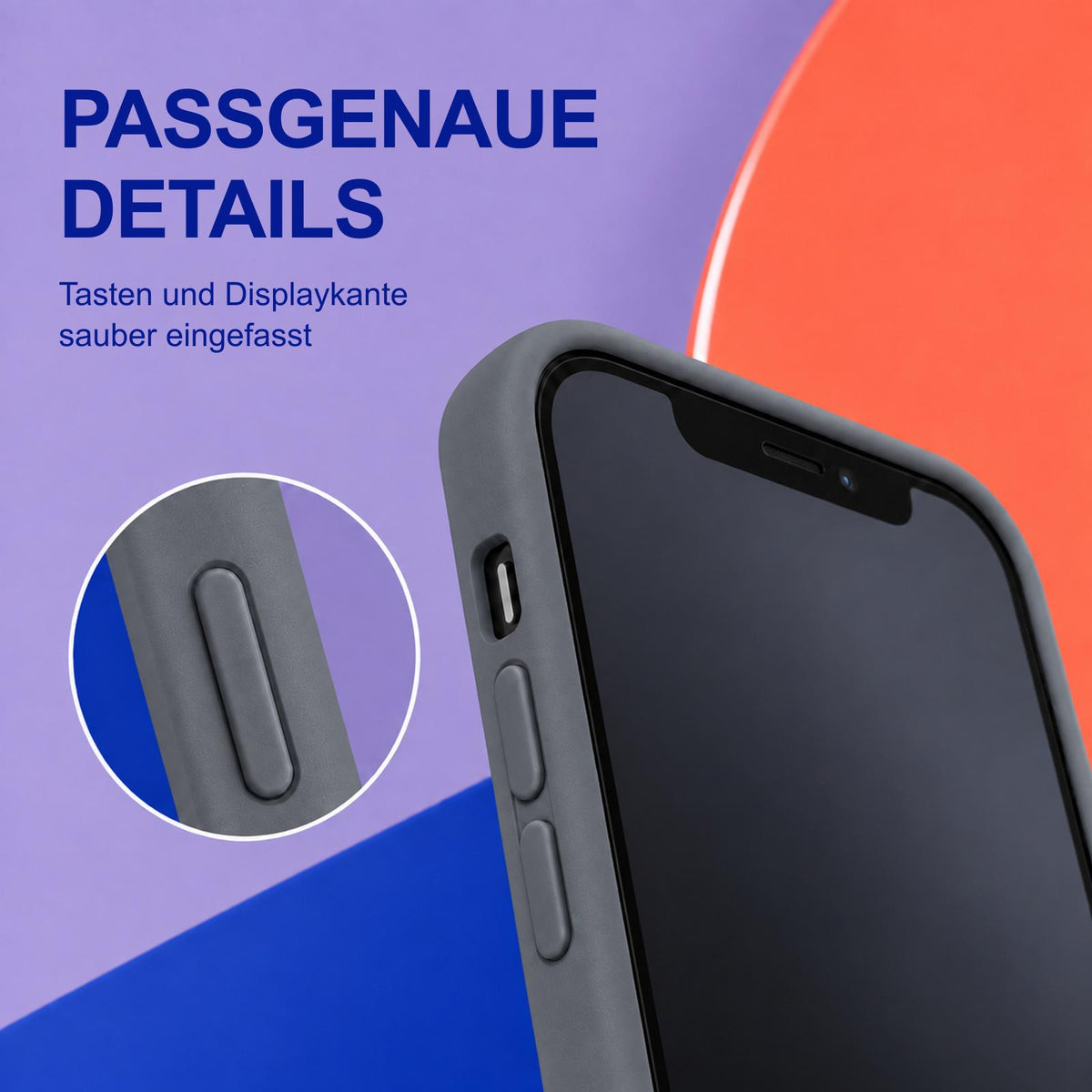 iPhone 11 - Silikon Hülle Soft-Touch Anthrazit