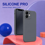 iPhone 11 - Silikon Hülle Soft-Touch Anthrazit