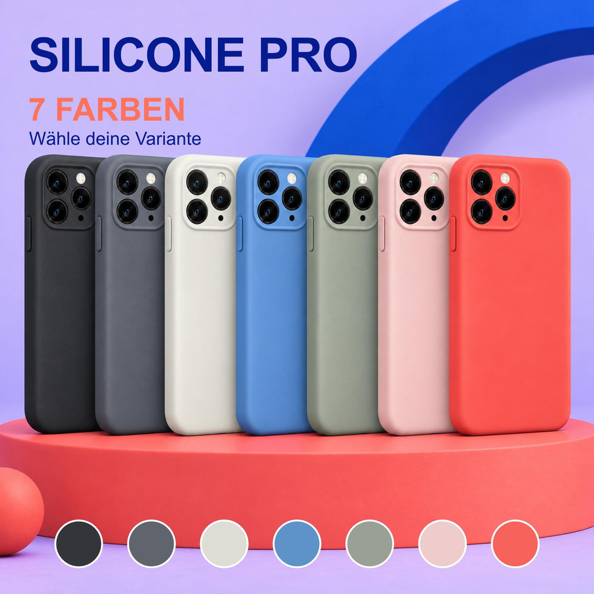 iPhone 11 Pro Max - Silikon Hülle Soft-Touch Altrosa