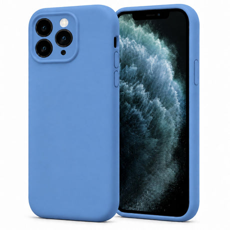 iPhone 11 Pro Max - Silikon Hülle Soft-Touch Marineblau