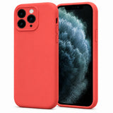 iPhone 11 Pro Max - Silikon Hülle Soft-Touch Rot