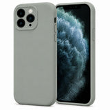 iPhone 11 Pro Max - Silikon Hülle Soft-Touch Salbei