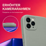 iPhone 11 Pro Max - Silikon Hülle Soft-Touch Salbei