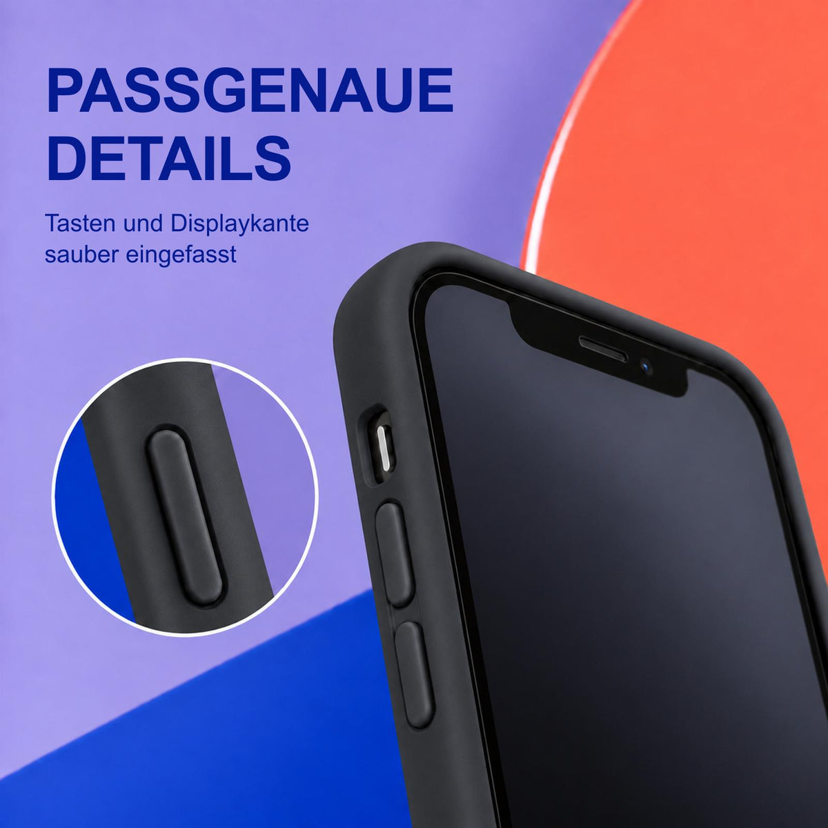 iPhone 11 Pro Max - Silikon Hülle Soft-Touch Schwarz
