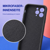 iPhone 11 Pro Max - Silikon Hülle Soft-Touch Schwarz