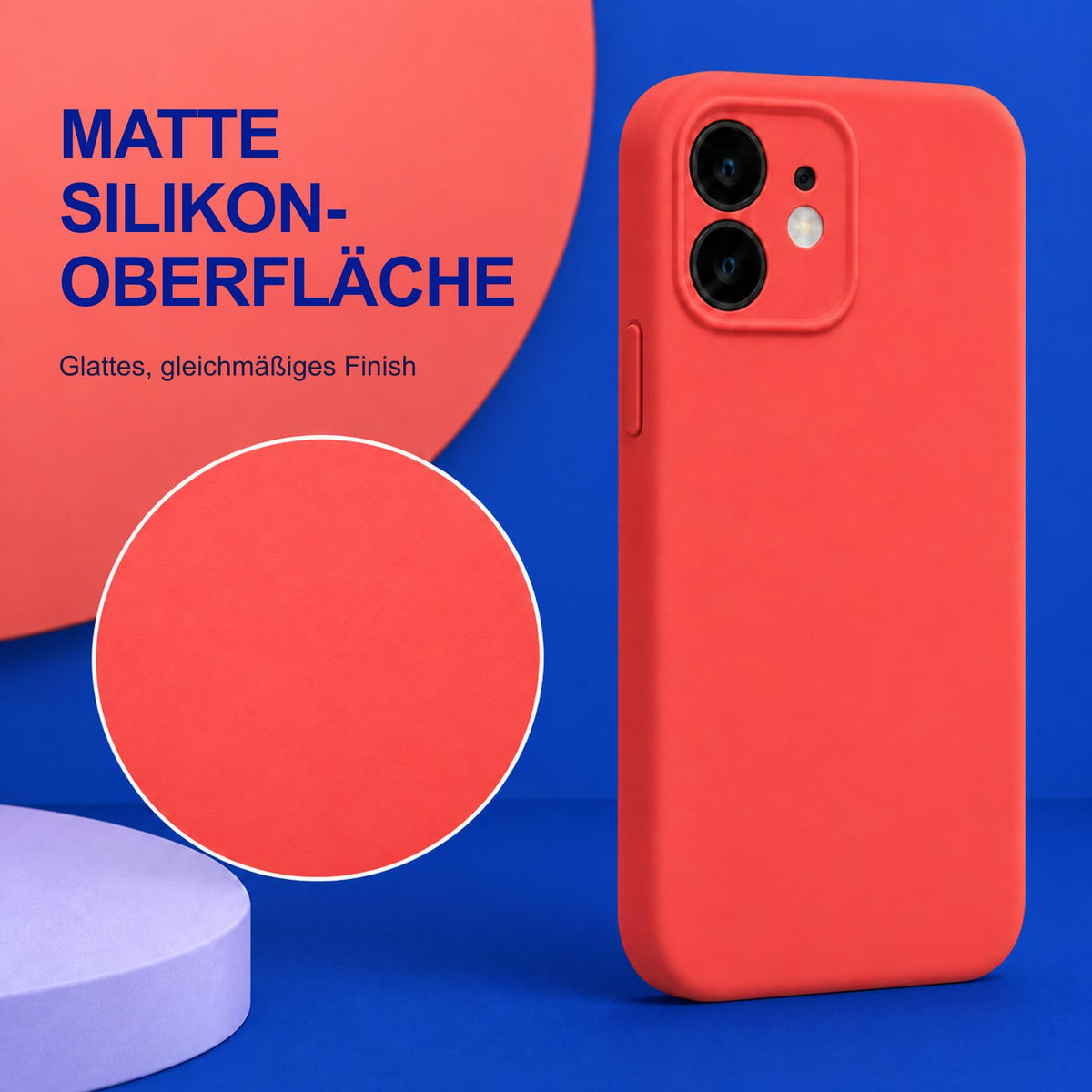 iPhone 11 - Silikon Hülle Soft-Touch Rot