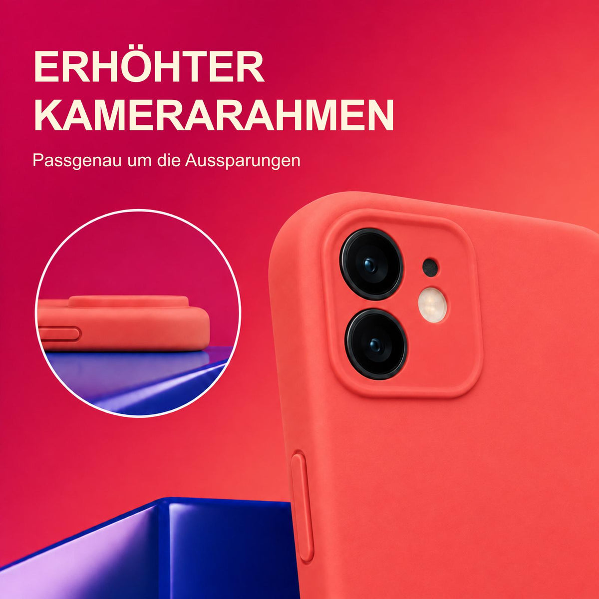 iPhone 11 - Silikon Hülle Soft-Touch Rot