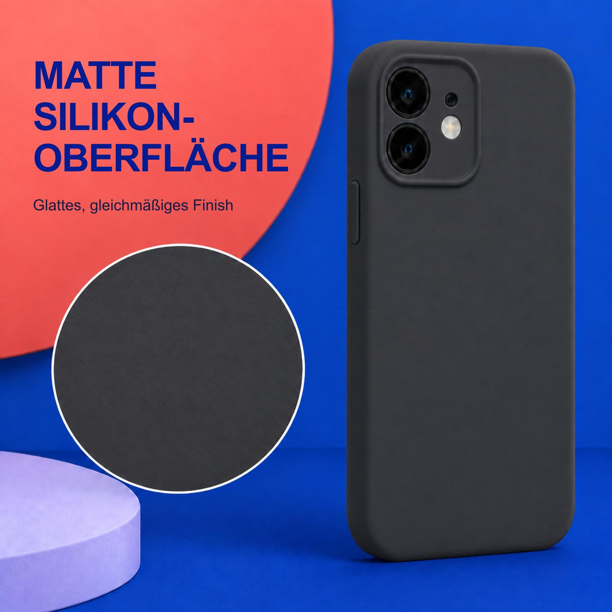 iPhone 11 - Silikon Hülle Soft-Touch Schwarz