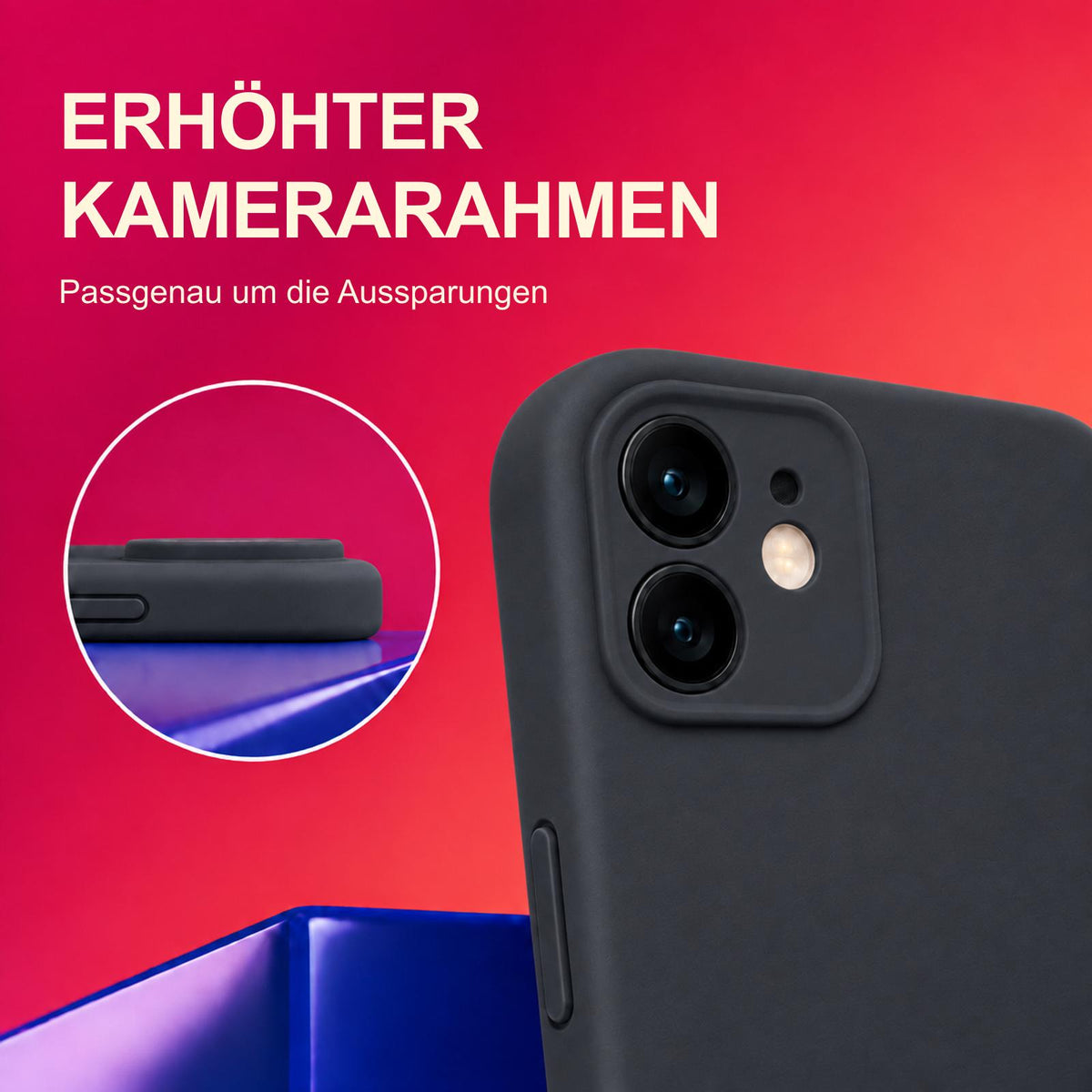 iPhone 11 - Silikon Hülle Soft-Touch Schwarz