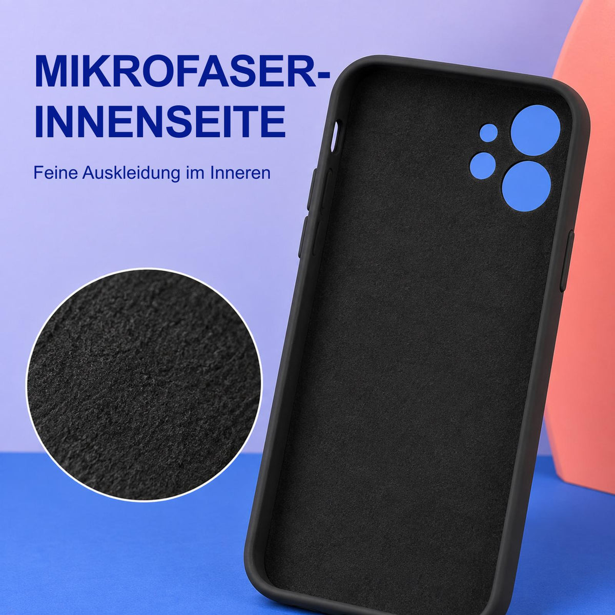 iPhone 11 - Silikon Hülle Soft-Touch Schwarz