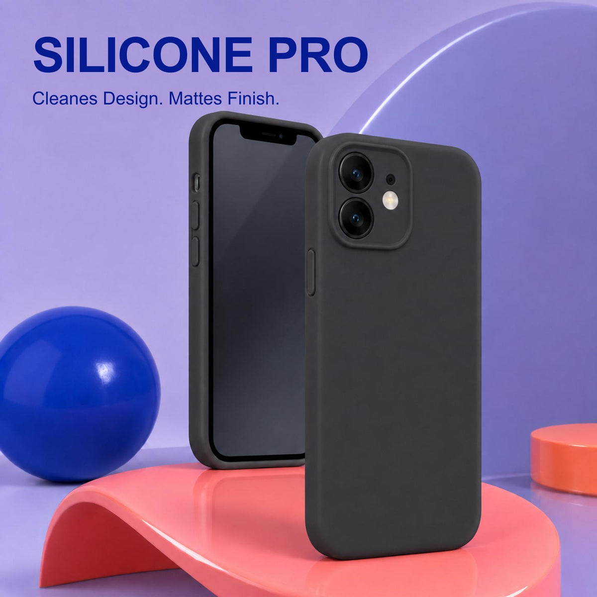 iPhone 11 - Silikon Hülle Soft-Touch Schwarz