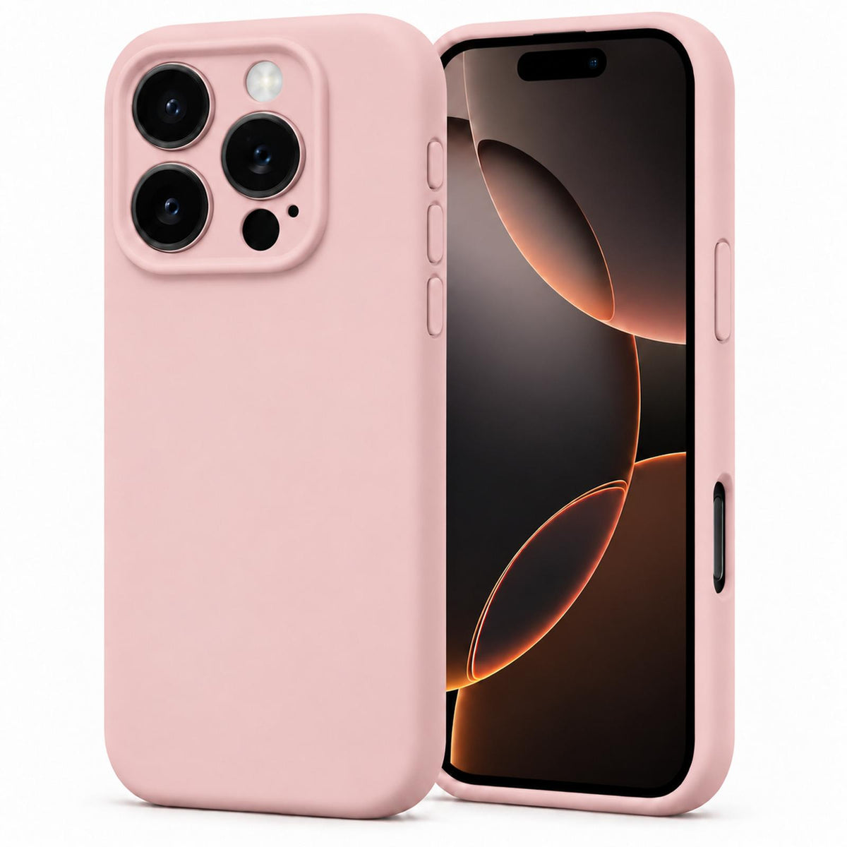 iPhone 12 Pro Max - Silikon Hülle Soft-Touch Altrosa